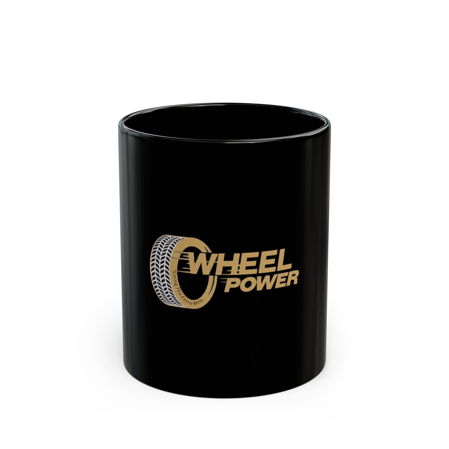 Wheel Power Black Mug (11oz, 15oz)