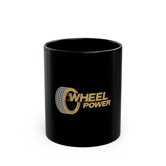 Wheel Power Black Mug (11oz, 15oz)