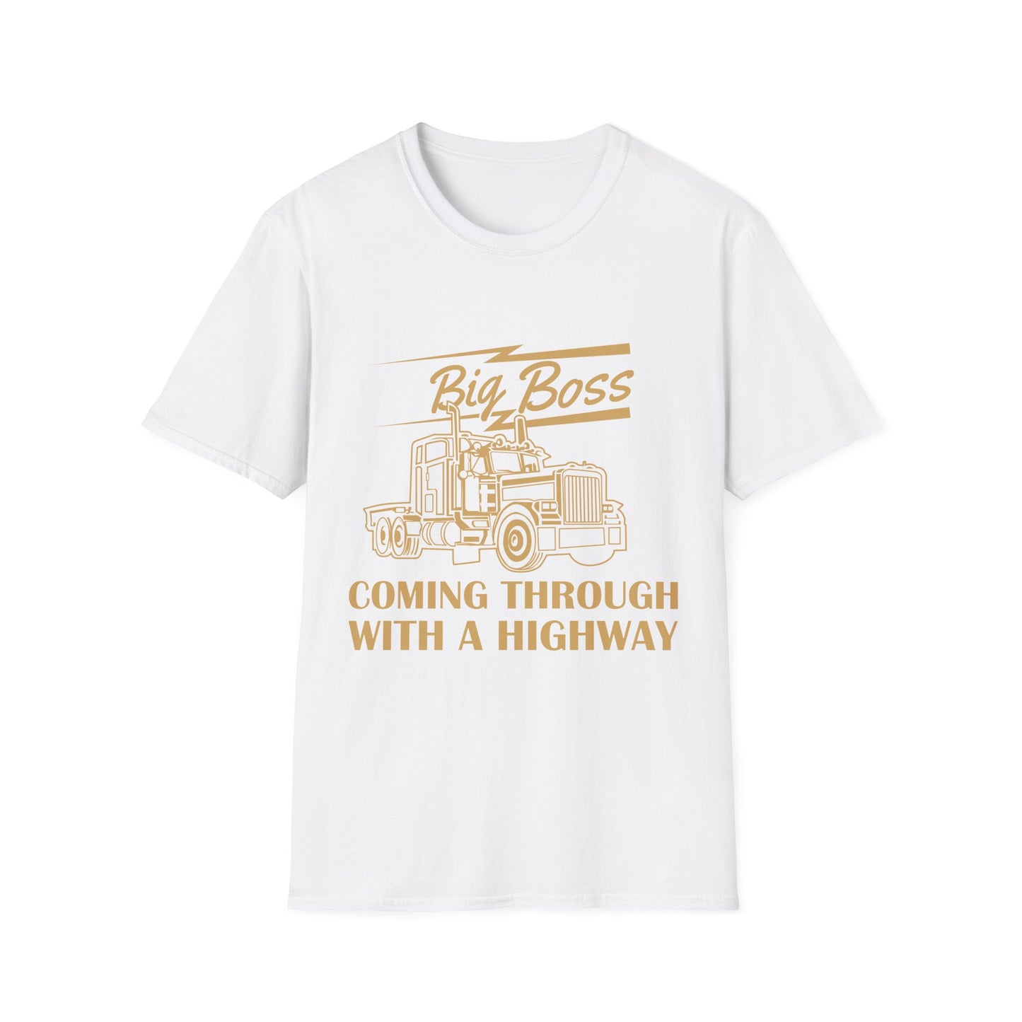 Coming Through With A Highway Unisex Softstyle T-Shirt