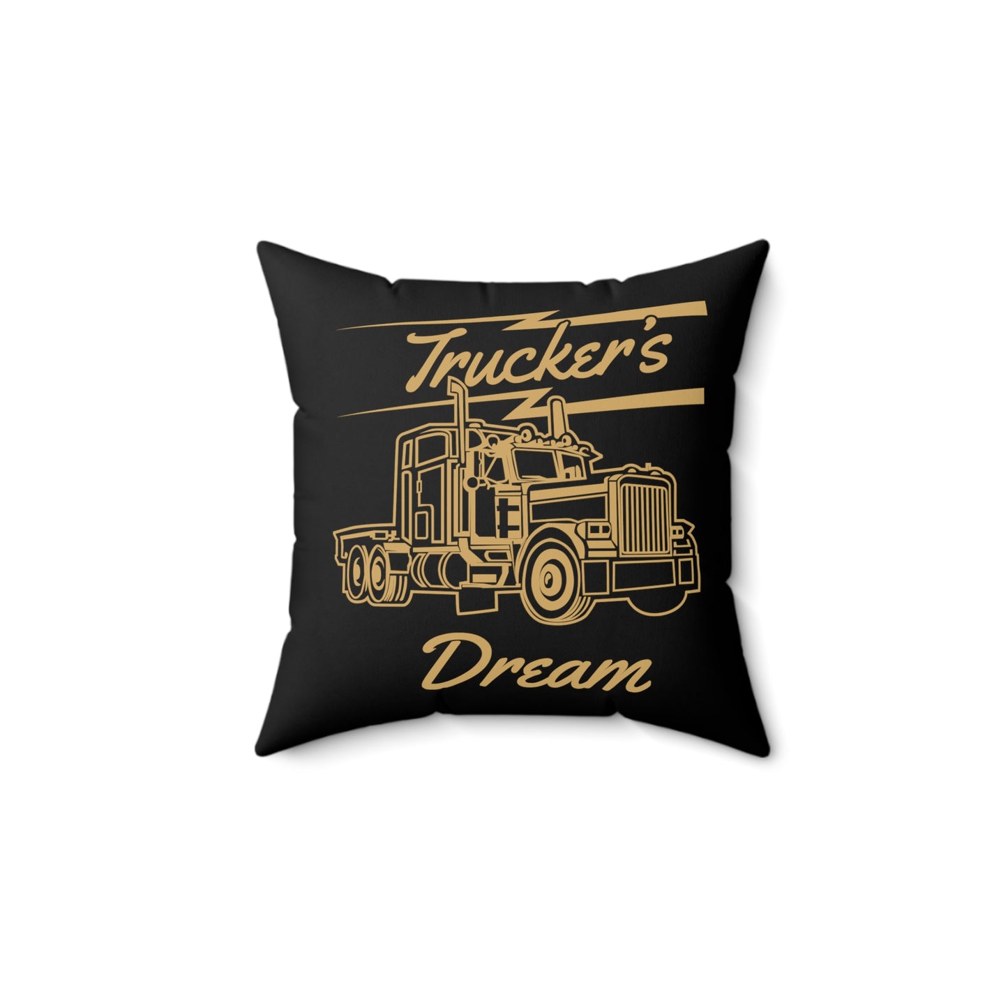 Trucker's Dream Polyester Square Pillow