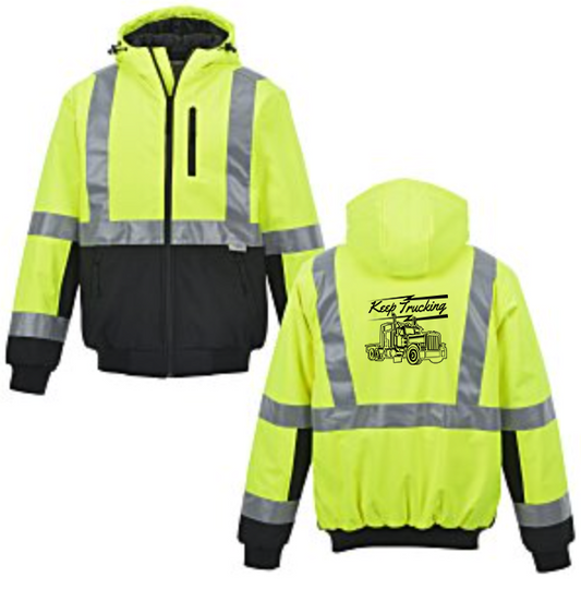 Keep Trucking Xtreme-Flex Insulated Soft Shell Hooded Jacket